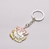 Triple Shaded Ganesha Silver Key chain