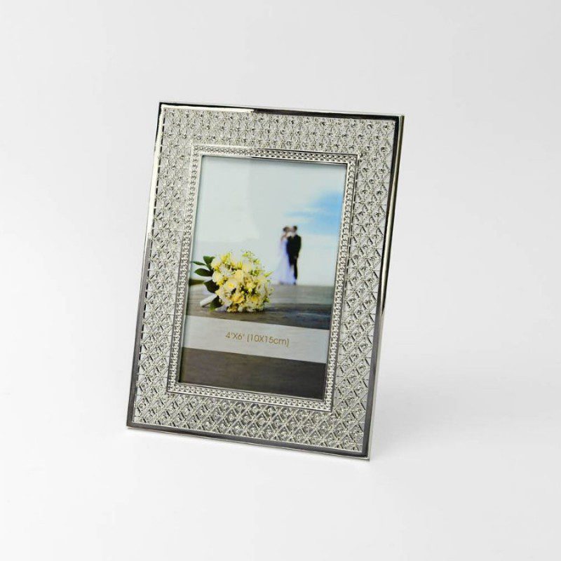 crystal-studded-silver-photo-frame