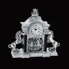 roman-horses-unique-silver-clock